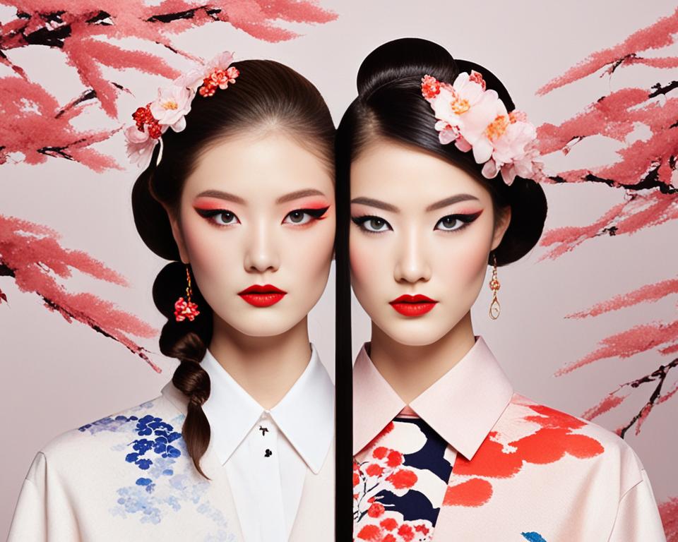 blending japanese and western makeup